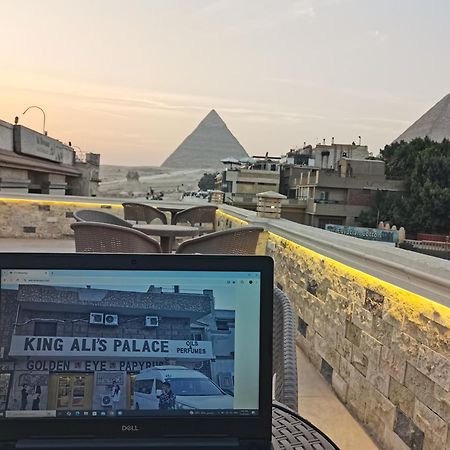 King Ali Pyramids View Inn Kafret el-Gabal Kültér fotó