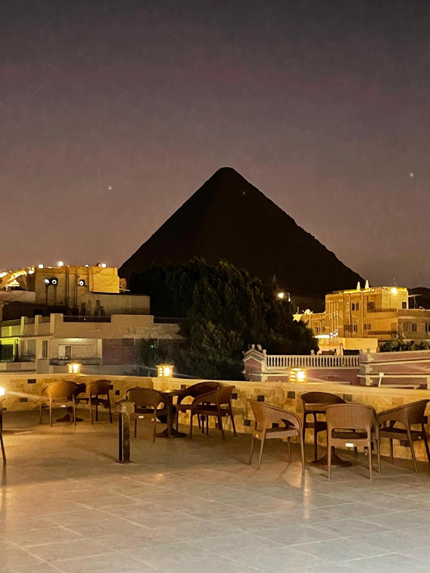 King Ali Pyramids View Inn Kafret el-Gabal Kültér fotó